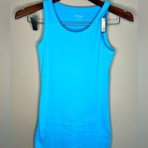 Blue cat and jack tank top, great condition, size child XL